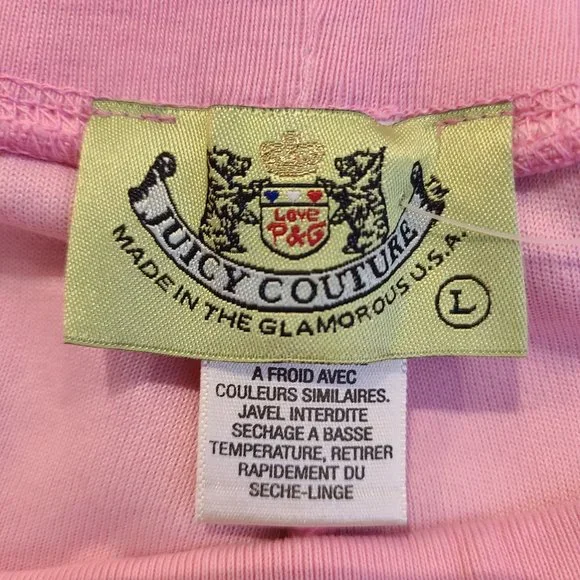 Juicy Couture Tie Dye Terry Cloth Shorts - Size Large - Picture 8 of 11